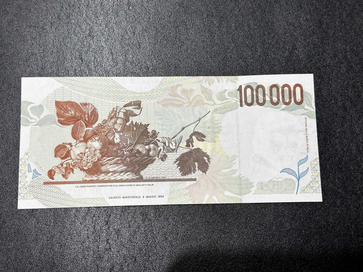 《外钞收藏家》第三百四十五期 意大利10万里拉 全新UNC