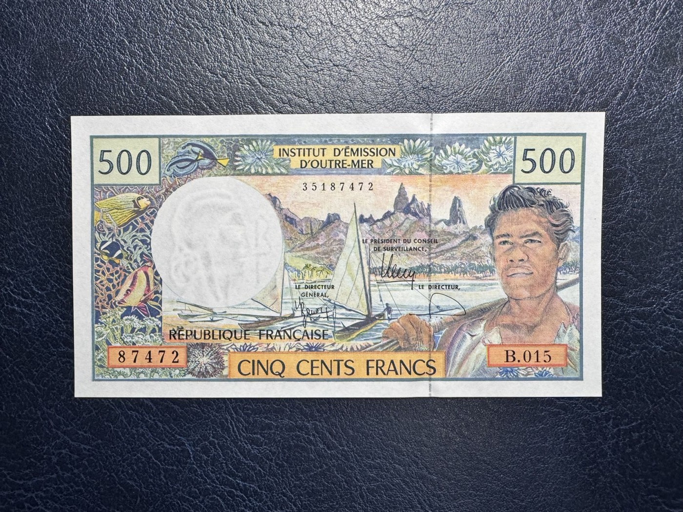 收藏联盟Quantum Auction 第328期拍卖   法属太平洋1992-2012年500法郎 品相全新UNC