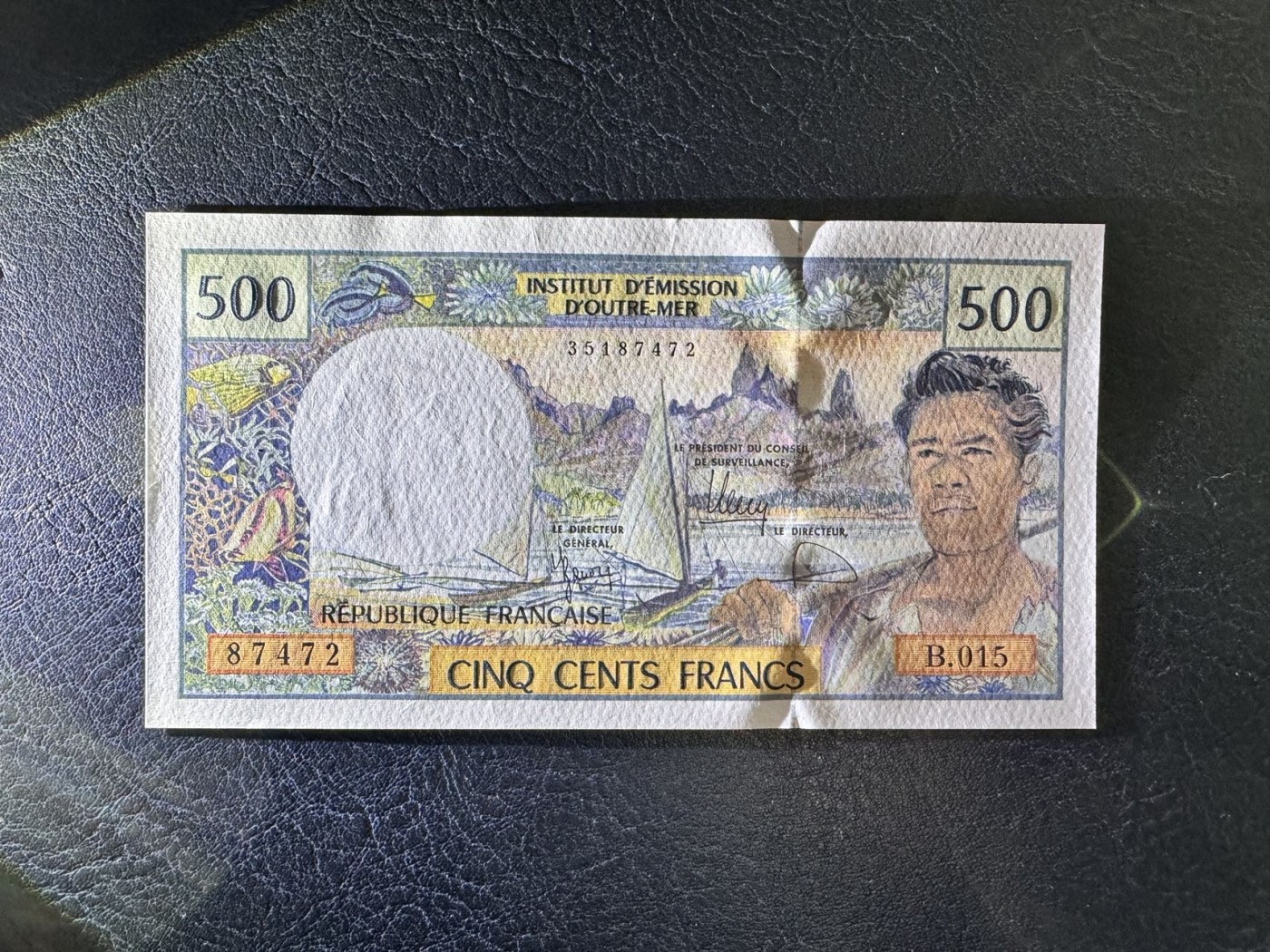 收藏联盟Quantum Auction 第328期拍卖   法属太平洋1992-2012年500法郎 品相全新UNC