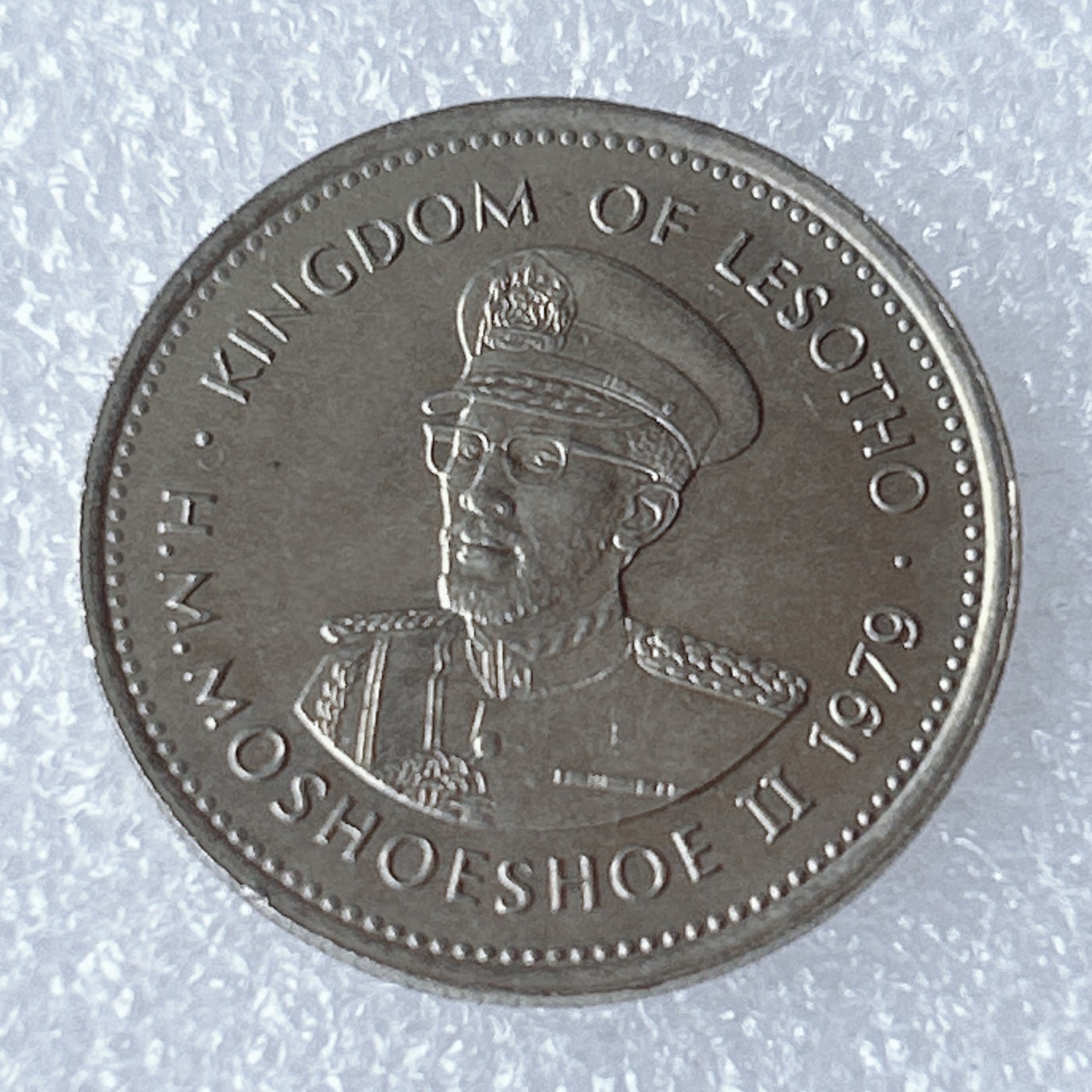 海外回流1元起拍小铺 各国钱币散币场 第8期 莱索托1979年25分