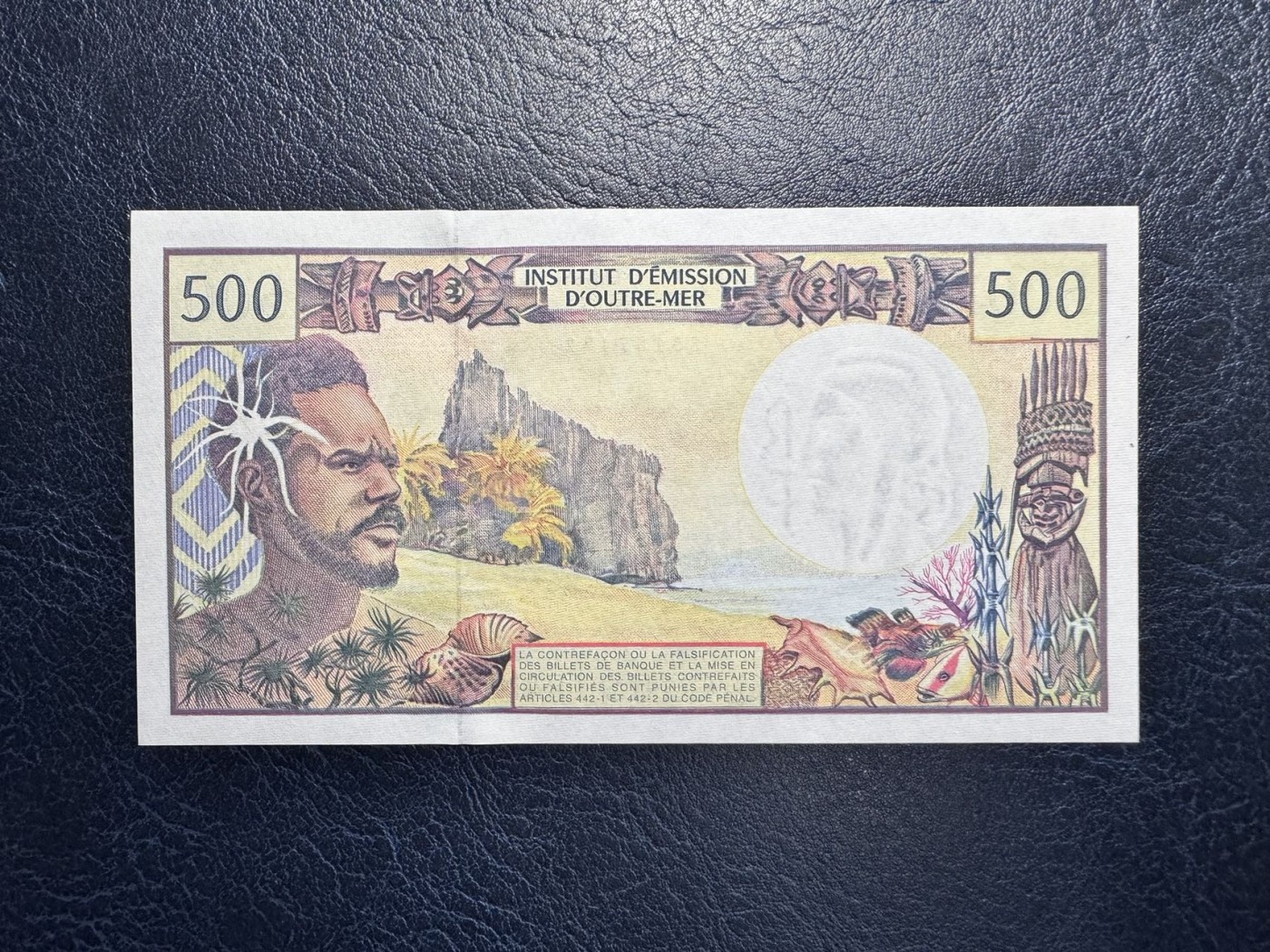 收藏联盟Quantum Auction 第328期拍卖   法属太平洋1992-2012年500法郎 品相全新UNC
