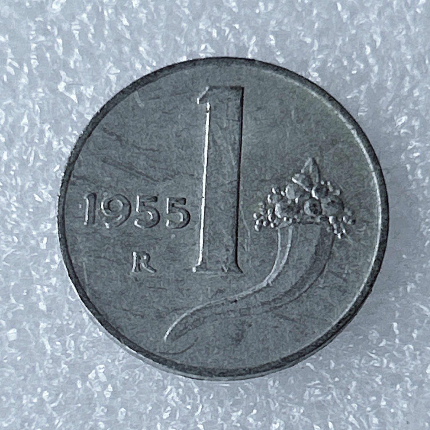 海外回流1元起拍小铺 各国钱币散币场 第8期 意大利1955年1里拉 天平