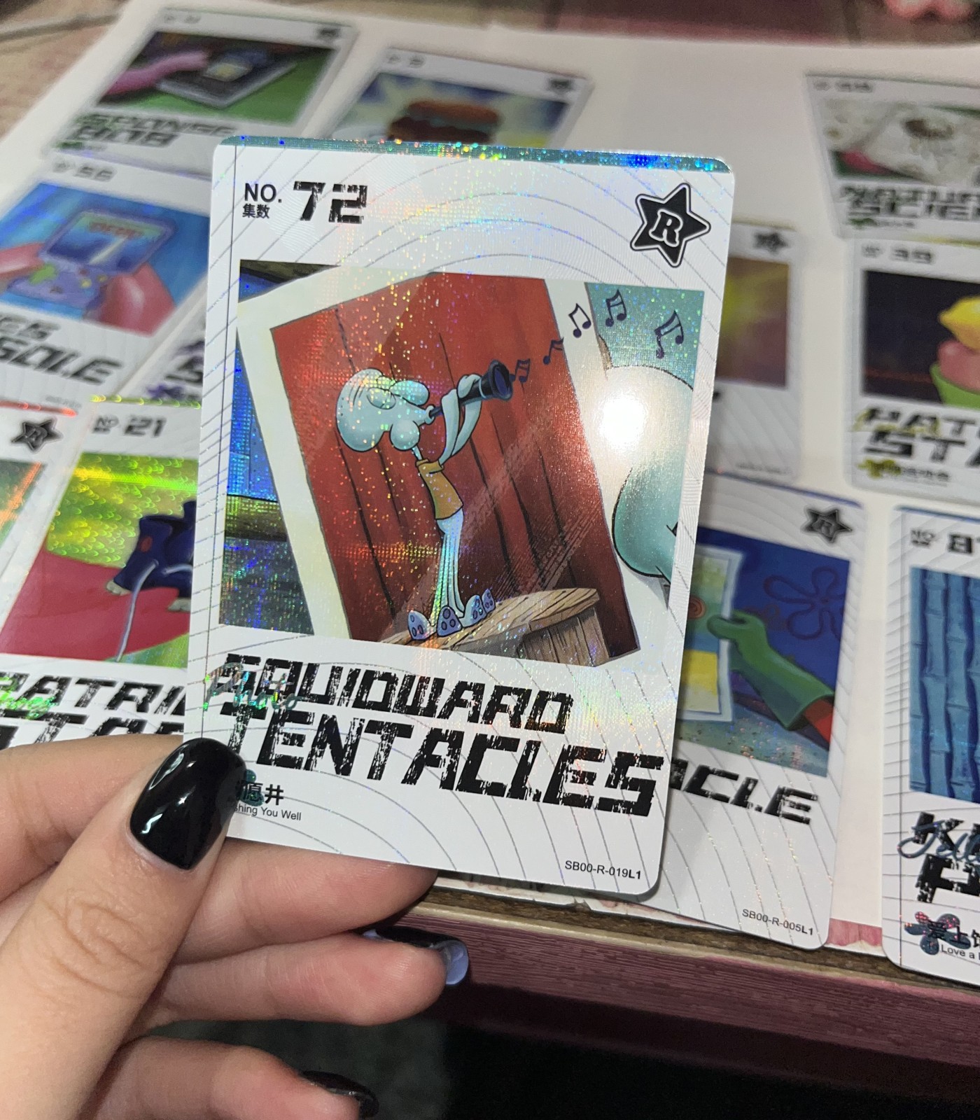 小丑杂货铺·卡片专场2 海绵宝宝系列卡片·盲盒（随机10张.SSR、SR、STR、FR、R）