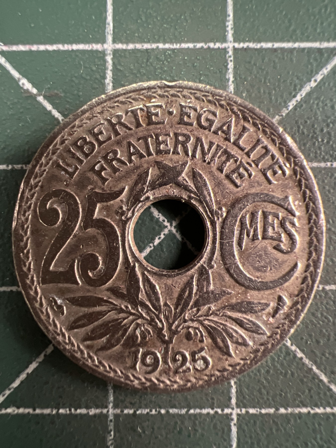 第543期  硬币专场 （无押金，捡漏，全场50包邮，偏远地区除外，接收代拍业务） 法国25分