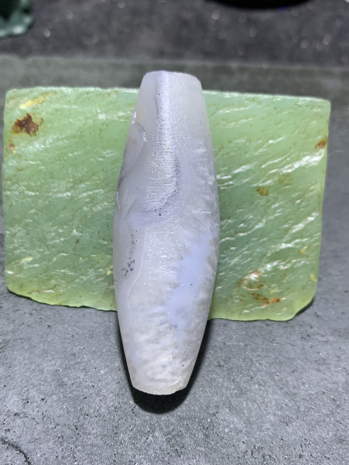 精美亚光高玉化冰飘巴西玛瑙手工俏色巧雕鼠来宝吊坠一个！