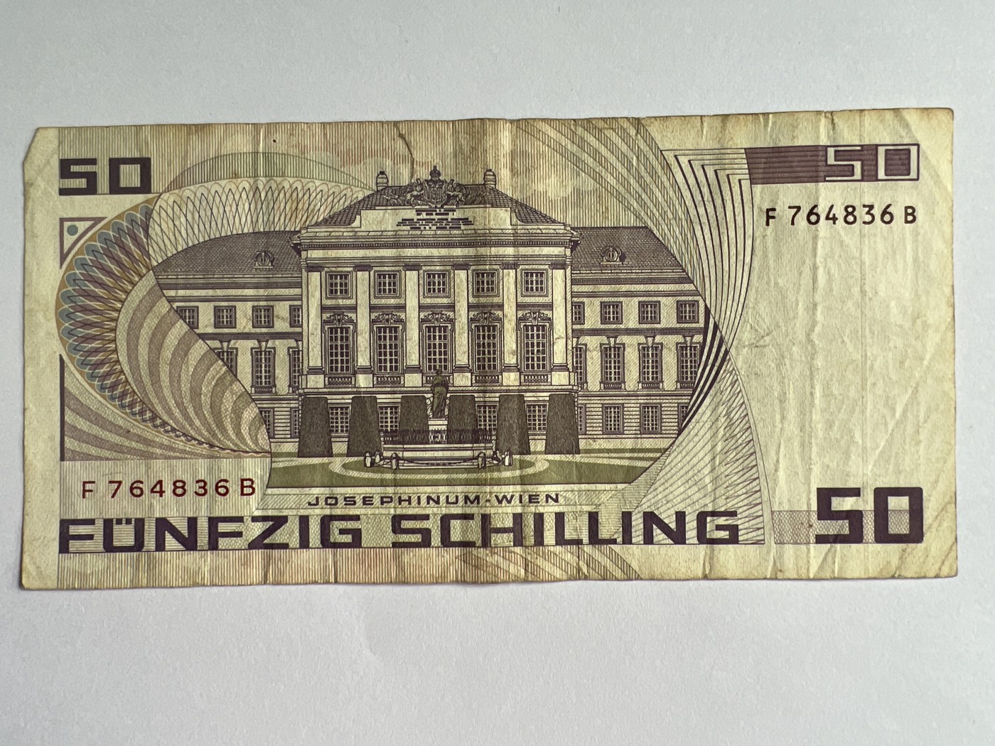 第545期  纸币专场 （无押金，捡漏，全场50包邮，偏远地区除外，接收代拍业务） 奥地利50先令