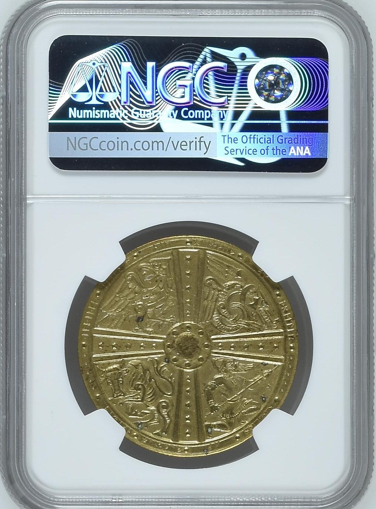 长老汇龙年精选第二场 1930冰岛议会千年2克朗大铜币，NGC UNC，珍稀币