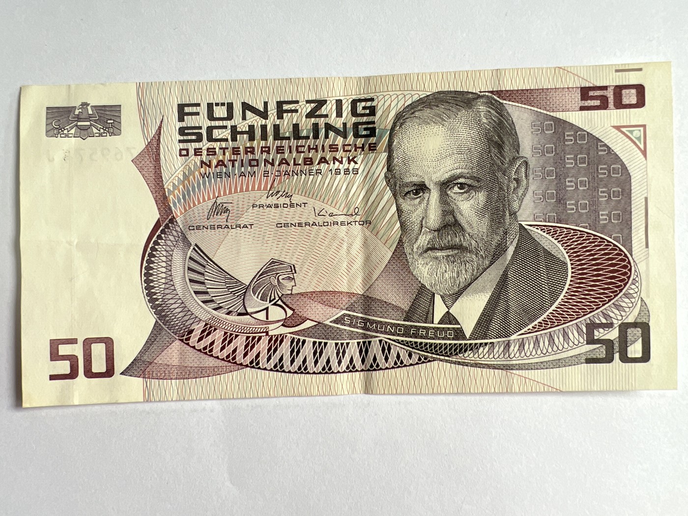 第546期  纸币专场 （无押金，捡漏，全场50包邮，偏远地区除外，接收代拍业务） 奥地利50先令