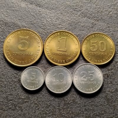 0起1加-纯粹捡漏拍-298散币套币场 - 尼加拉瓜1987年独年份版6枚套币