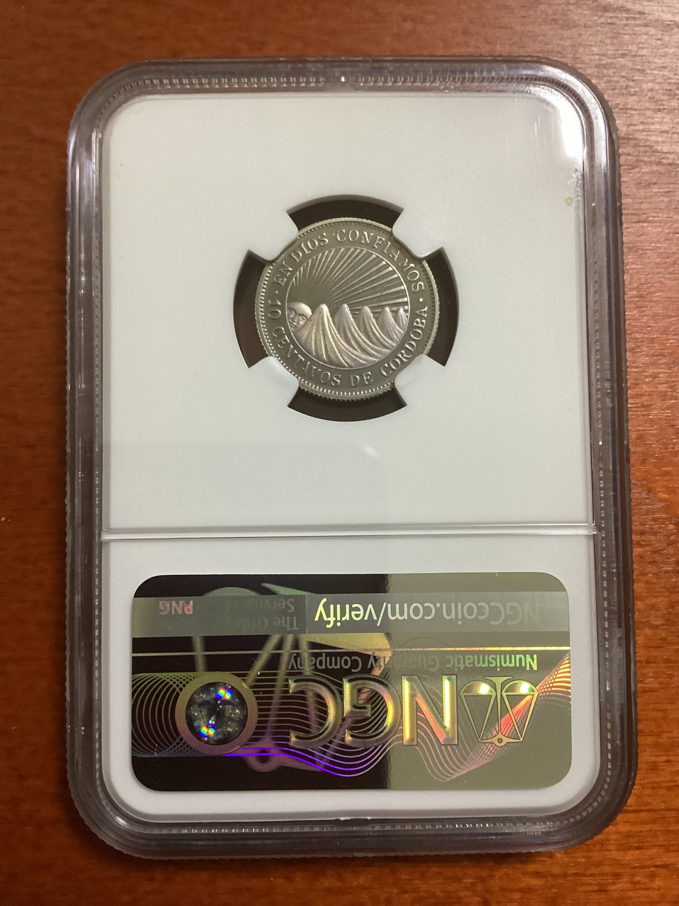 长老汇龙年精选第二场 1972 尼加拉瓜10分精制镍币，NGC PF66UC，更高分仅有10枚