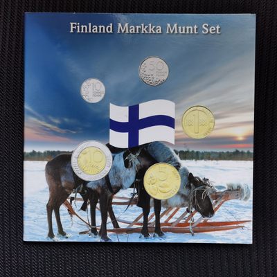 道一币馆币章第四十二场 - 套装 芬兰套币五枚+纪念章