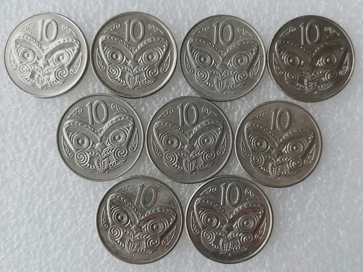 第一海外回流一元起拍收藏 散币专场 第69期 新西兰10分 9枚