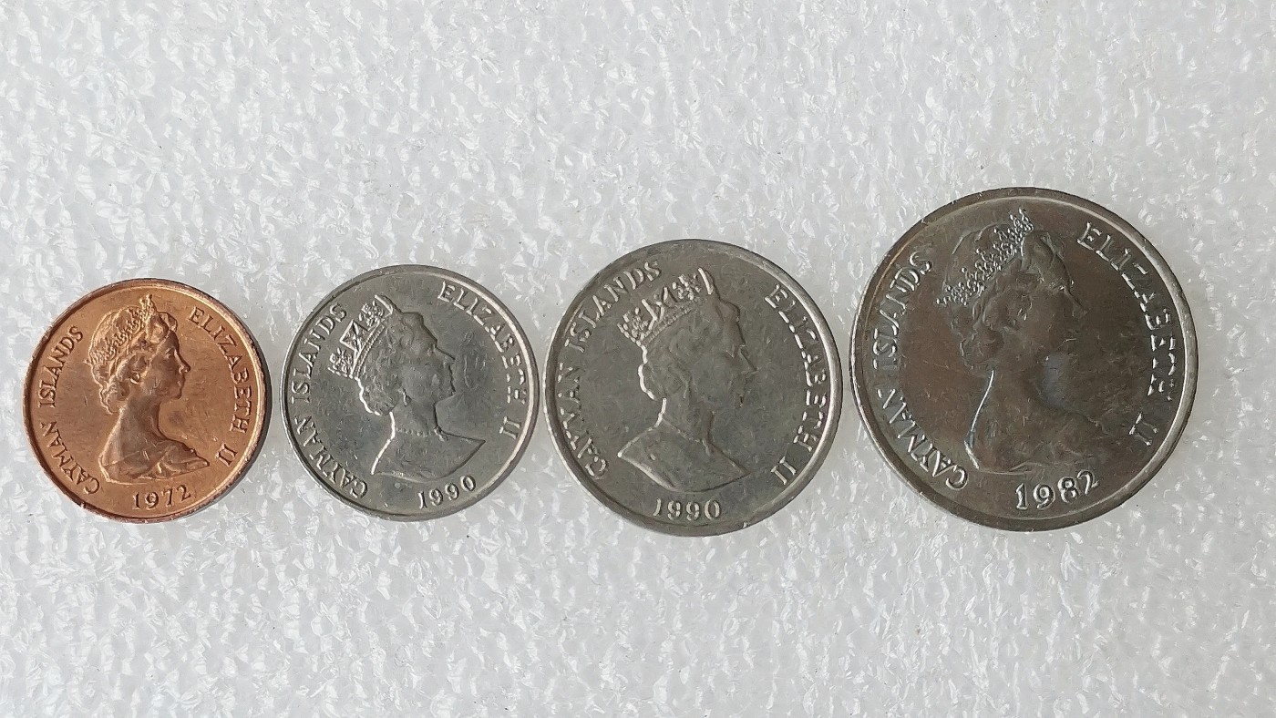 第一海外回流一元起拍收藏 散币专场 第69期 开曼群岛4枚套