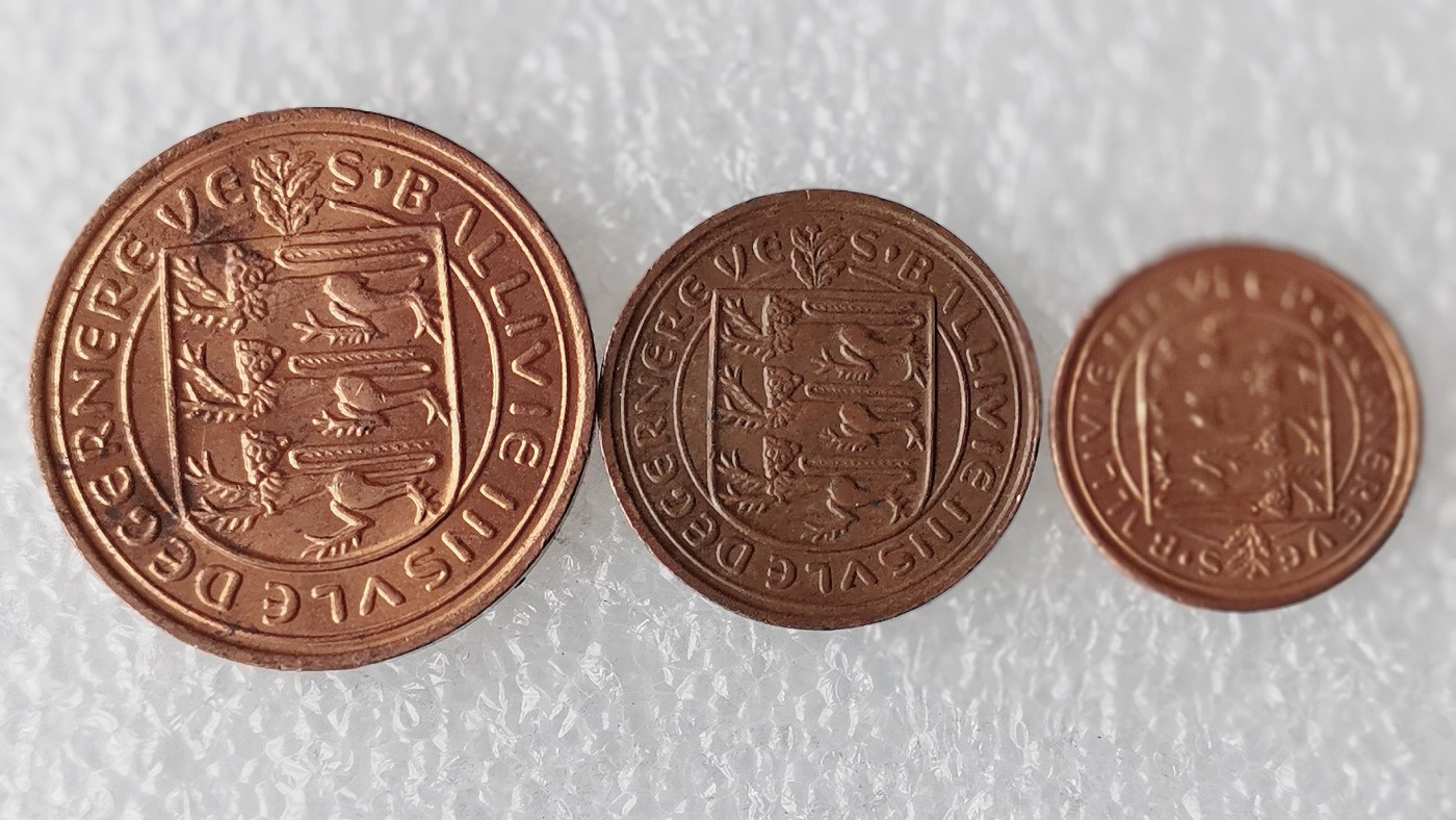 第一海外回流一元起拍收藏 散币专场 第69期 根西岛70年代 3枚