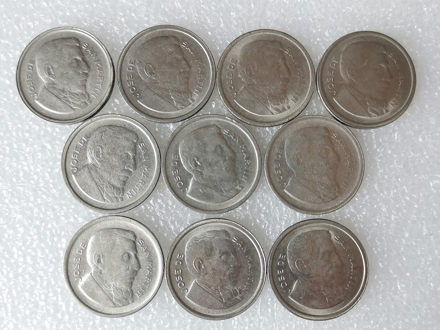 第一海外回流一元起拍收藏 散币专场 第69期 阿根廷50年代50分 10枚