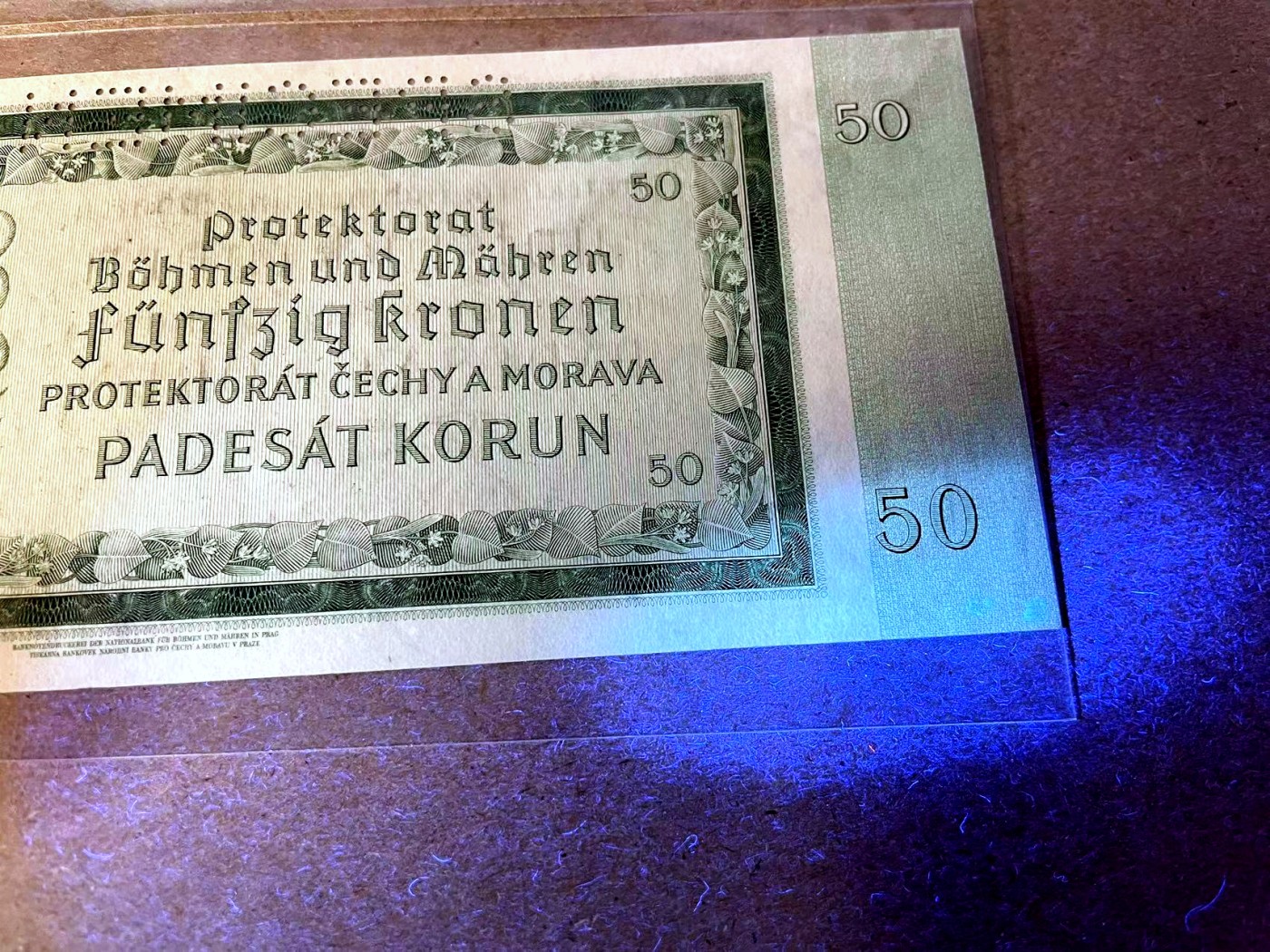 【Blue Auction】✨世界纸币精拍第442期【精】 【一组2张】捷斯&斯洛伐克 1940年50克朗 UNC/UNC- 样钞