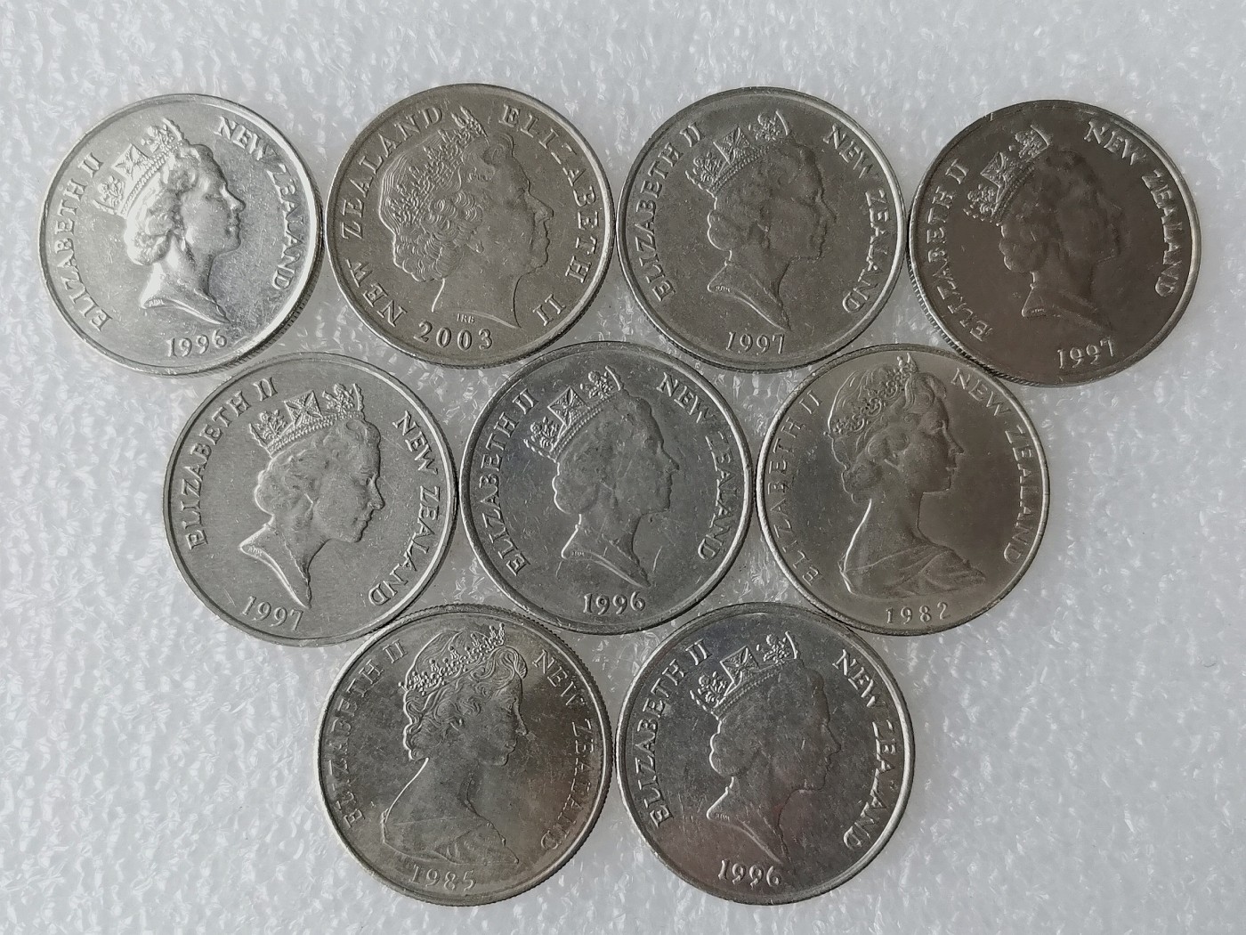 第一海外回流一元起拍收藏 散币专场 第69期 新西兰10分 9枚