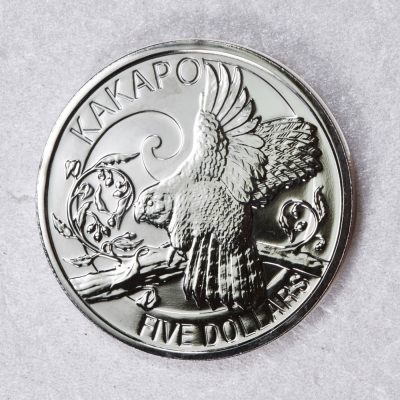 S&S Numismatic世界钱币-拍卖 第71期 - 新西兰2009年 本地鸟类系列–鸮鹦鹉 5新元纪念币 发行量2000枚