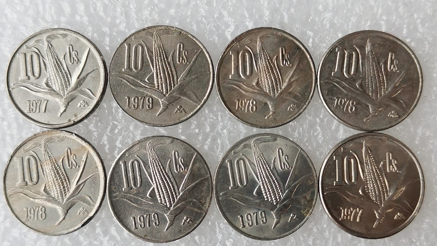 第一海外回流一元起拍收藏 散币专场 第69期 70年代年墨西哥10分 玉米