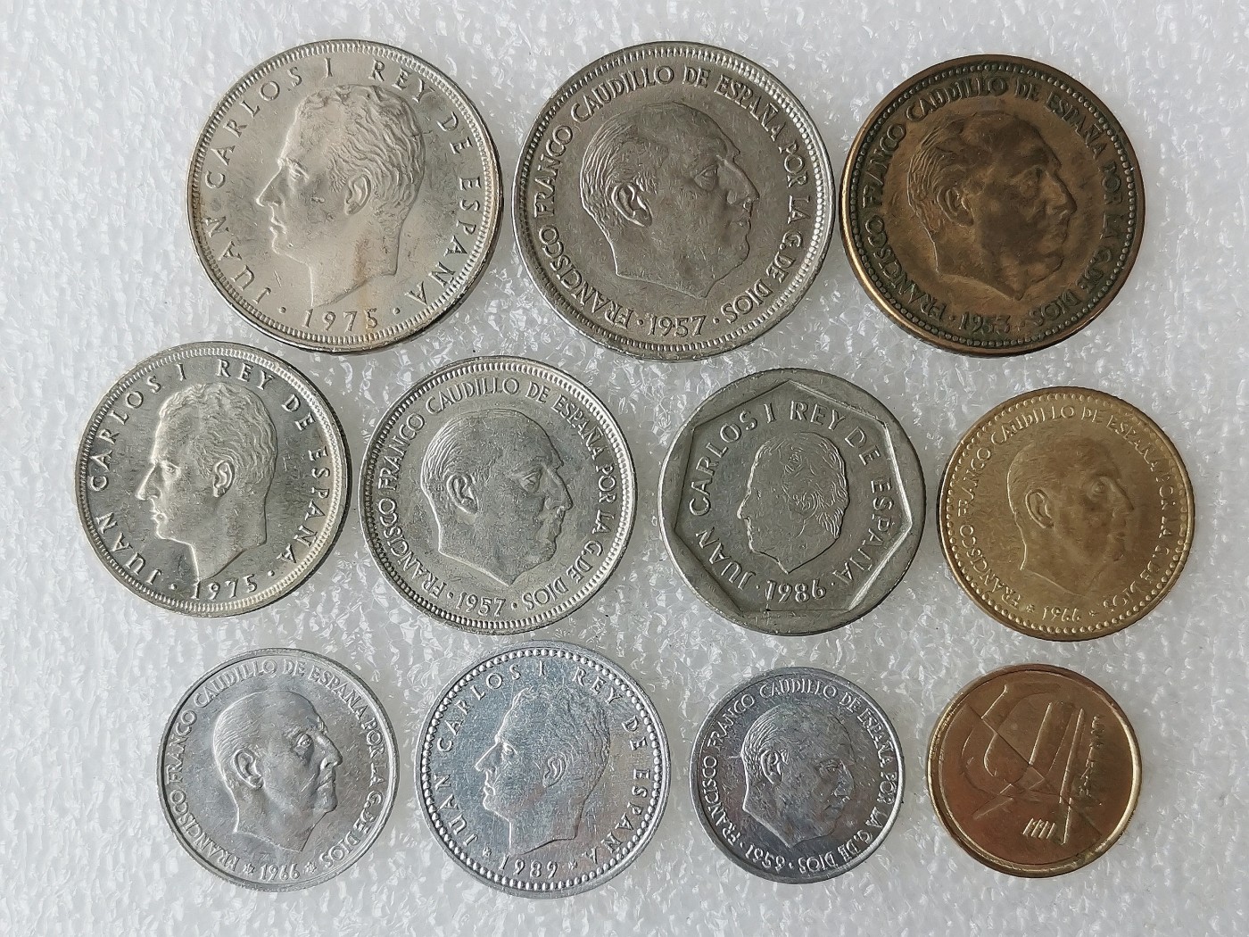 第一海外回流一元起拍收藏 散币专场 第69期 西班牙硬币 11枚