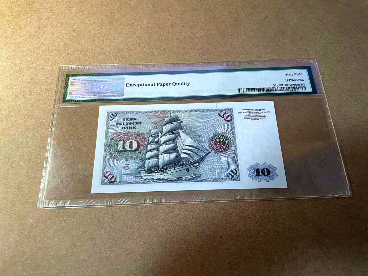【Blue Auction】✨世界纸币精拍第442期【精】 【a版】德国 1970年10马克 PMG68EPQ 超高分
