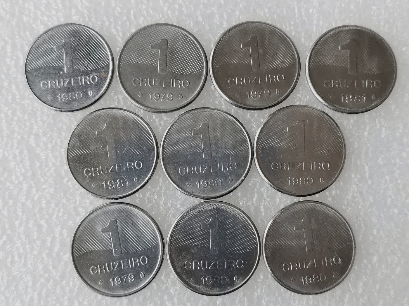 第一海外回流一元起拍收藏 散币专场 第69期 巴西1克鲁塞罗不锈钢币.甘蔗 10枚