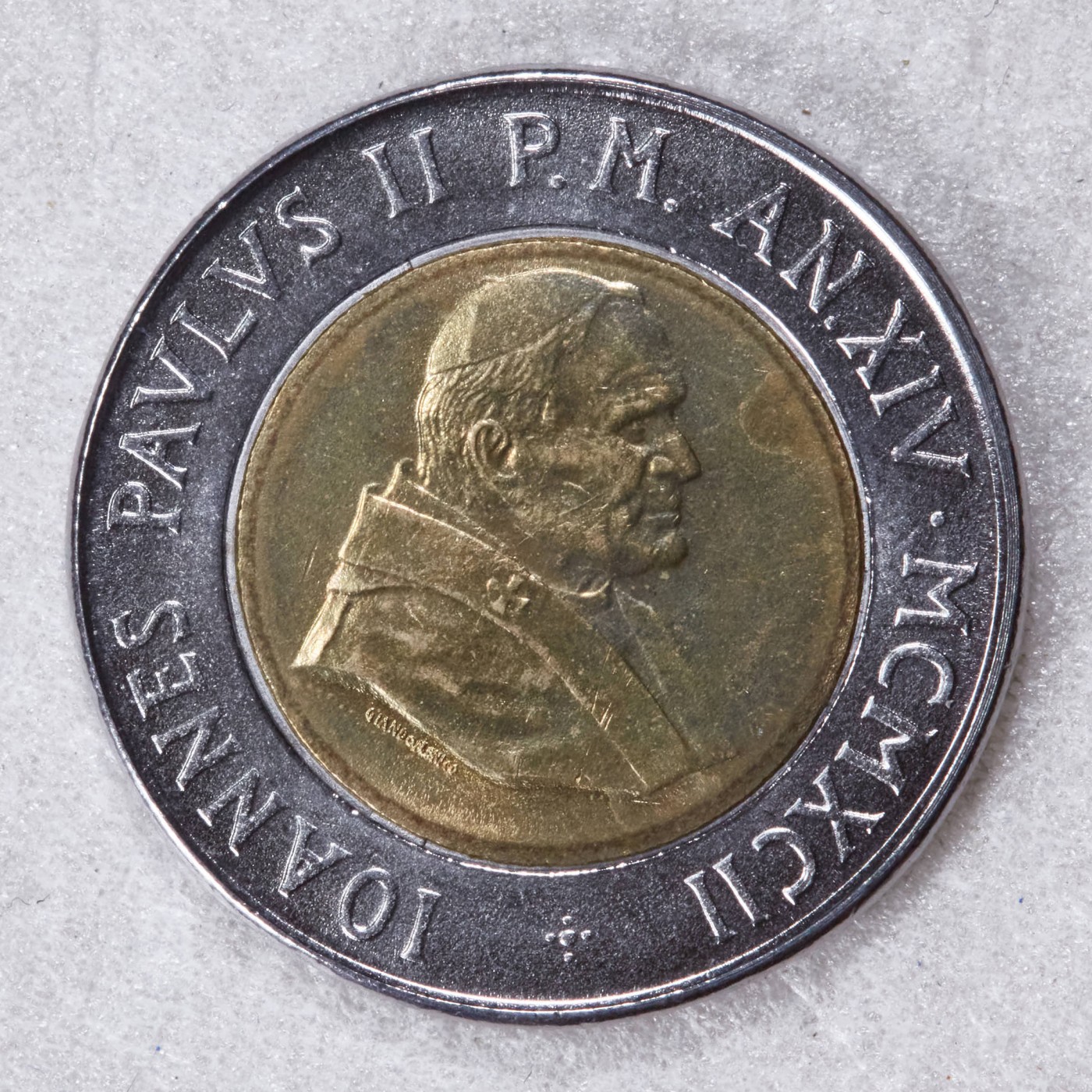 S&S Numismatic世界钱币-拍卖 第124期  梵蒂冈1992年 环境与发展 500里拉双色纪念币