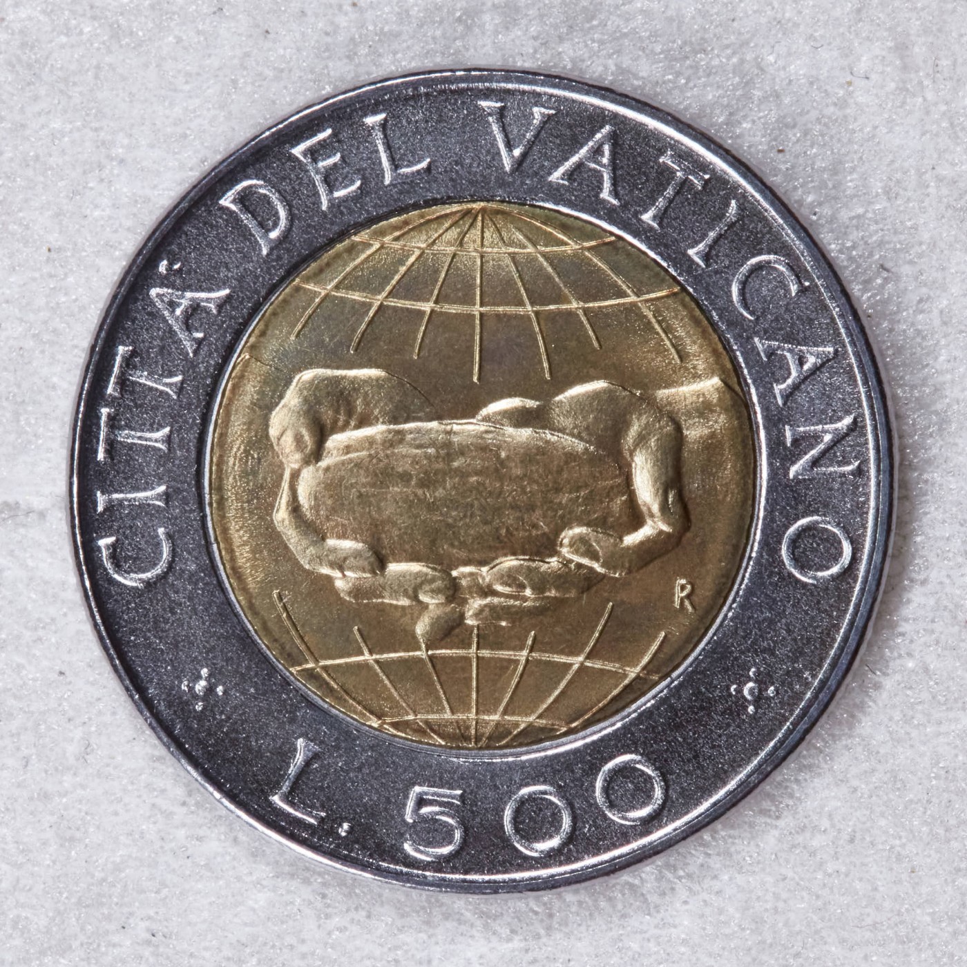 S&S Numismatic世界钱币-拍卖 第124期  梵蒂冈1992年 环境与发展 500里拉双色纪念币