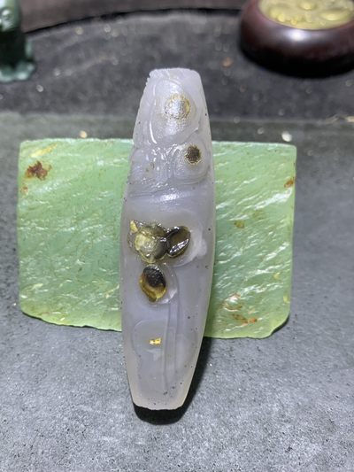 精美亚光原皮高玉化冰飘巴西玛瑙手工俏色巧雕双鱼树叶吊坠一个！ - 精美亚光原皮高玉化冰飘巴西玛瑙手工俏色巧雕双鱼树叶吊坠一个！