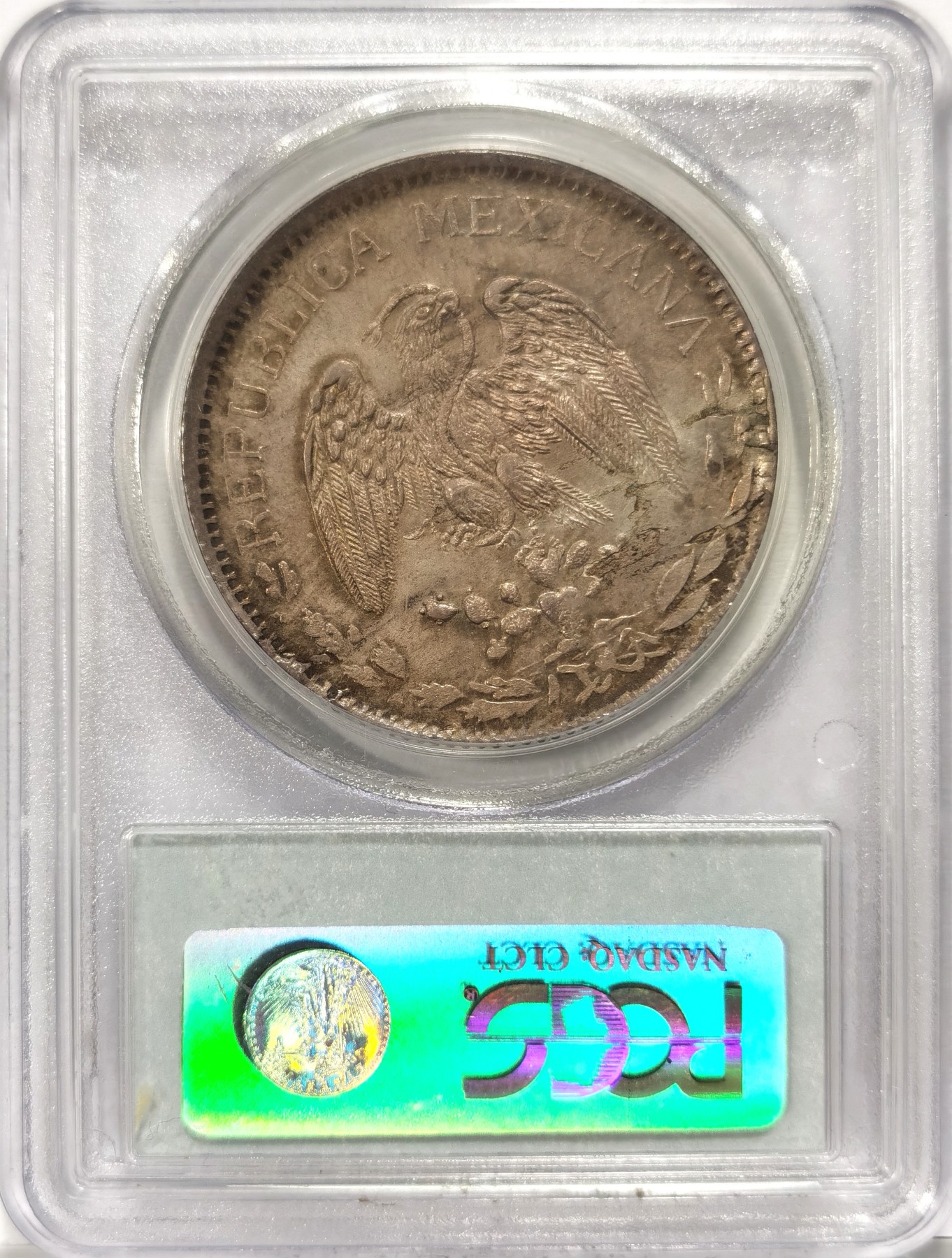 【麦稀奇收藏嘉年华】 博洋堂美国及美洲钱币专场拍卖②暨第127期（全场包邮） PCGS MS63 墨西哥1915年革命时期奇瓦瓦1比索大银币，Mint Error错版，PC唯一记录，今年2月SBP一枚N盒62分成交1800美金美金