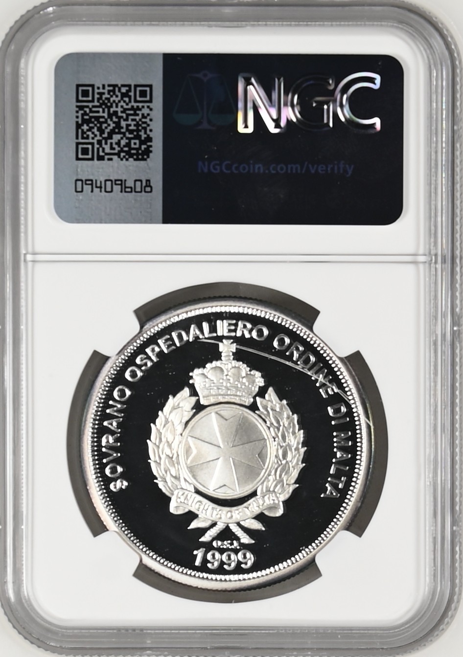 长老汇龙年精选第二场 1999 马耳他亚历山大大帝500里拉精制银币，NGC PF69UC，三枚冠军分之一