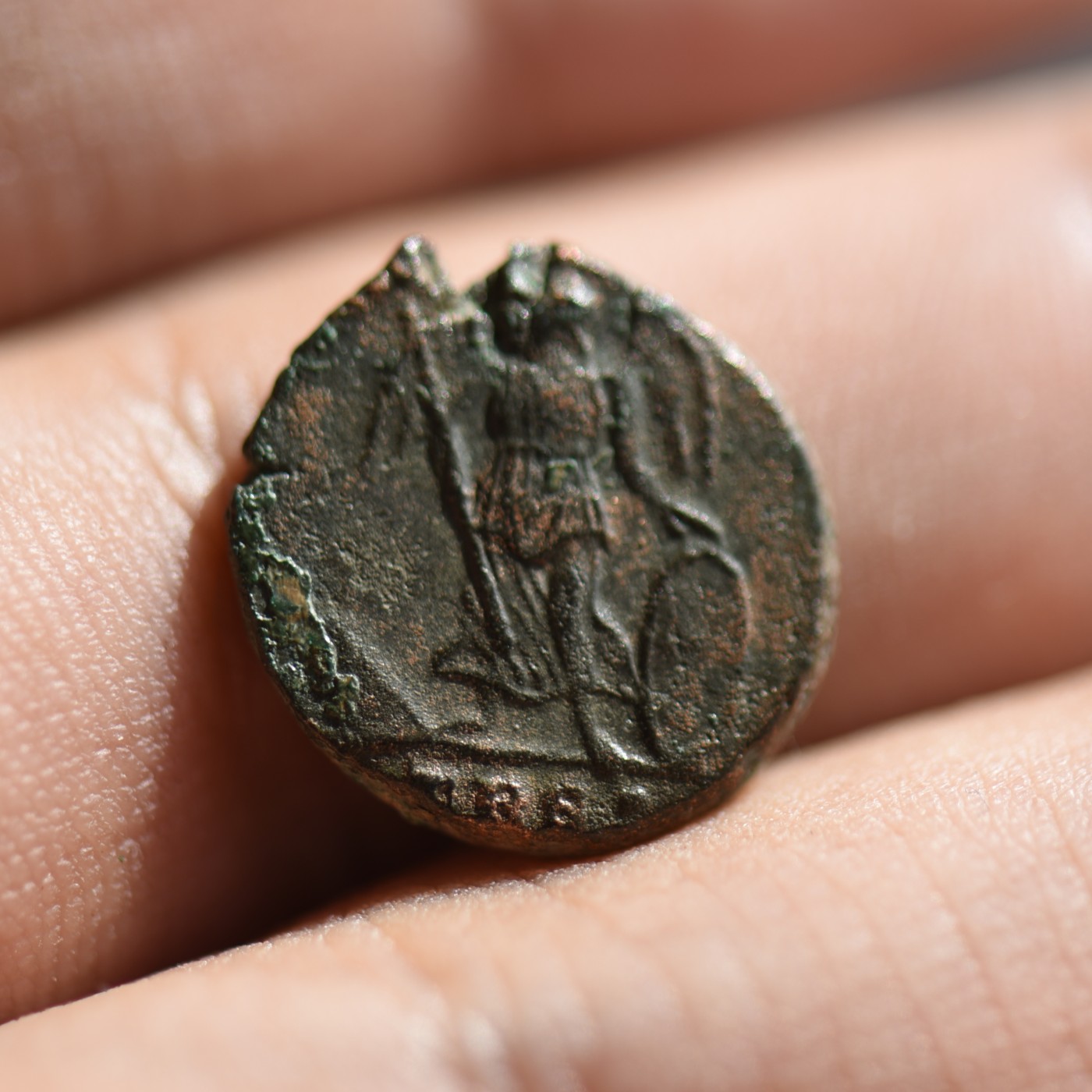 【良泉藏泉】第七期，打制币 丝路币专场 【古罗马】君士坦丁大帝 迁都纪念 胜利女神 铜币