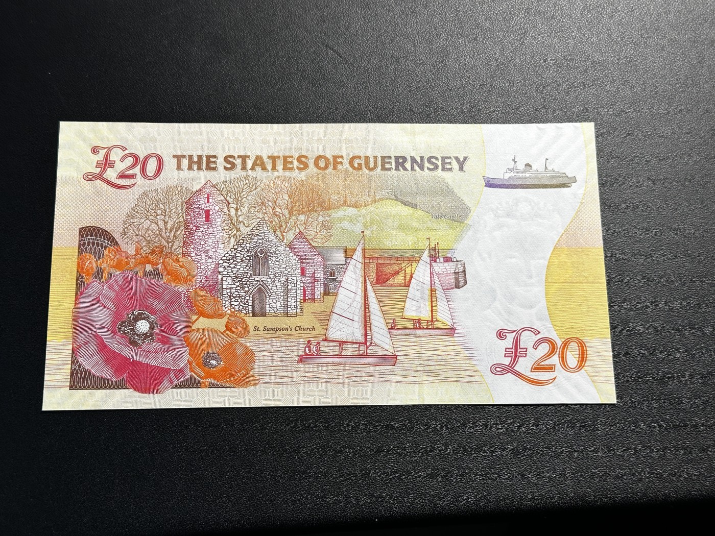 《外钞收藏家》第三百四十六期 2018年根西岛20镑 全新UNC 百位号 倒顺子