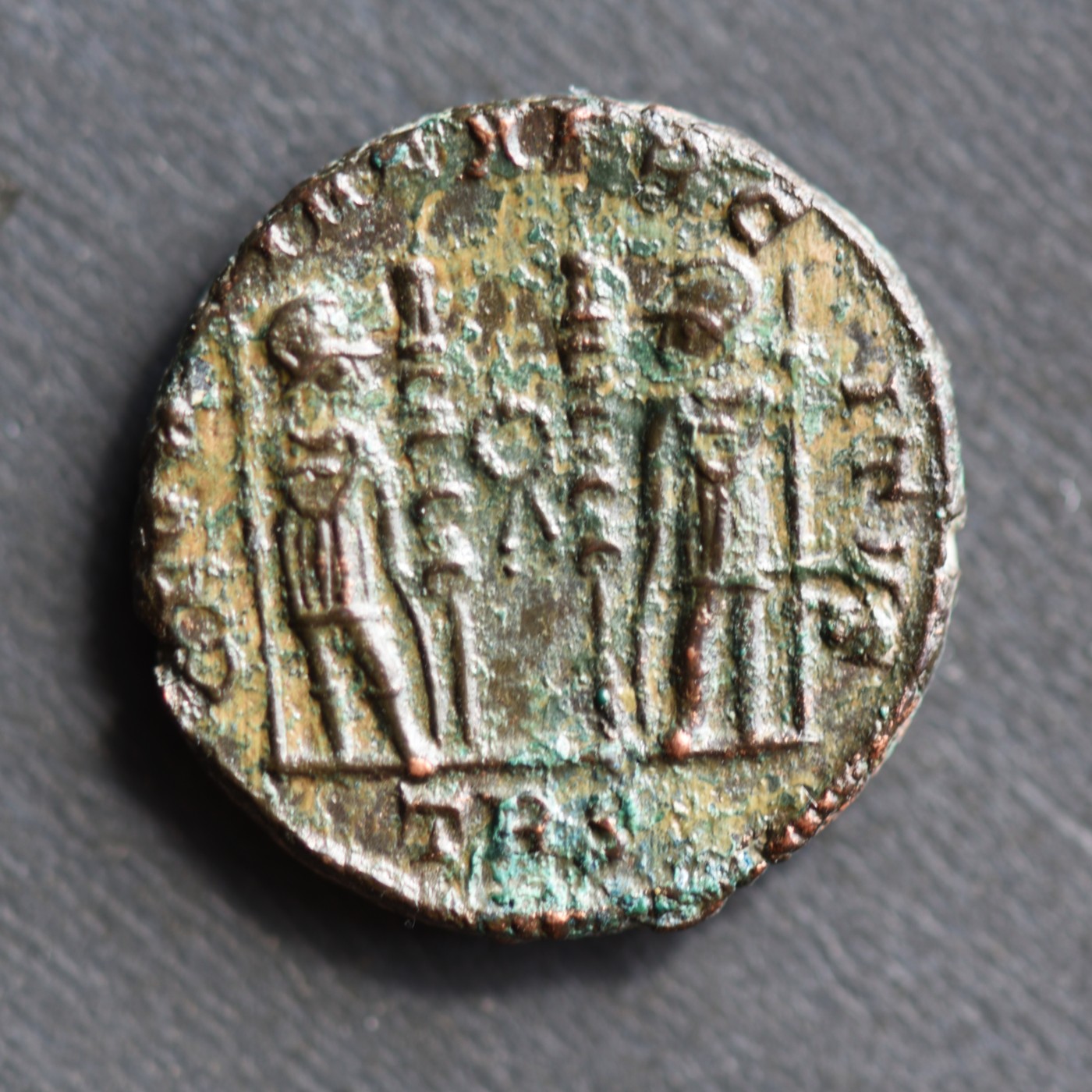 【良泉藏泉】第七期，打制币 丝路币专场 【古罗马】君士坦丁二世 铜币