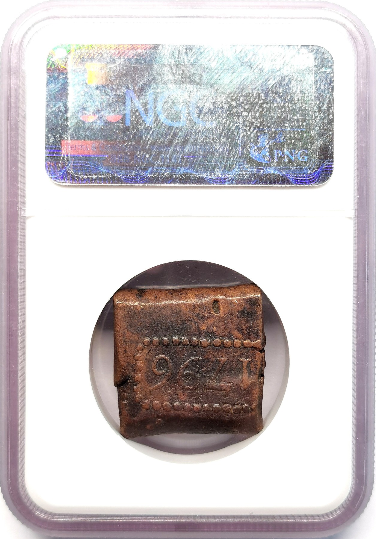 凡希社世界钱币微拍第二百六十二期 1796荷属东印度爪哇2ST铜饼NGC-XF45稀有的好品！