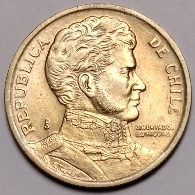 布加迪🐬～世界钱币🌾第 116 期 /  美洲国家币专场 - 智利🇨🇱 1992年 10比索 好品