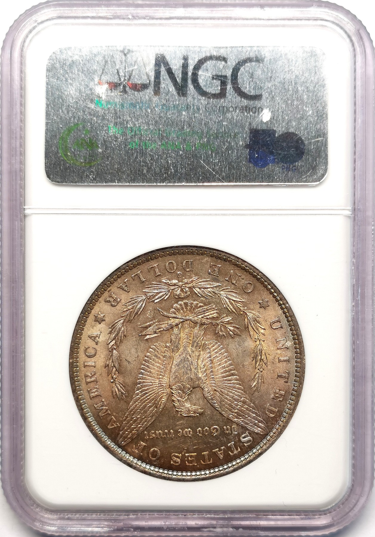 凡希社世界钱币微拍第二百六十二期 1883O美国摩根壹元NGC-MS64浓郁深五彩！