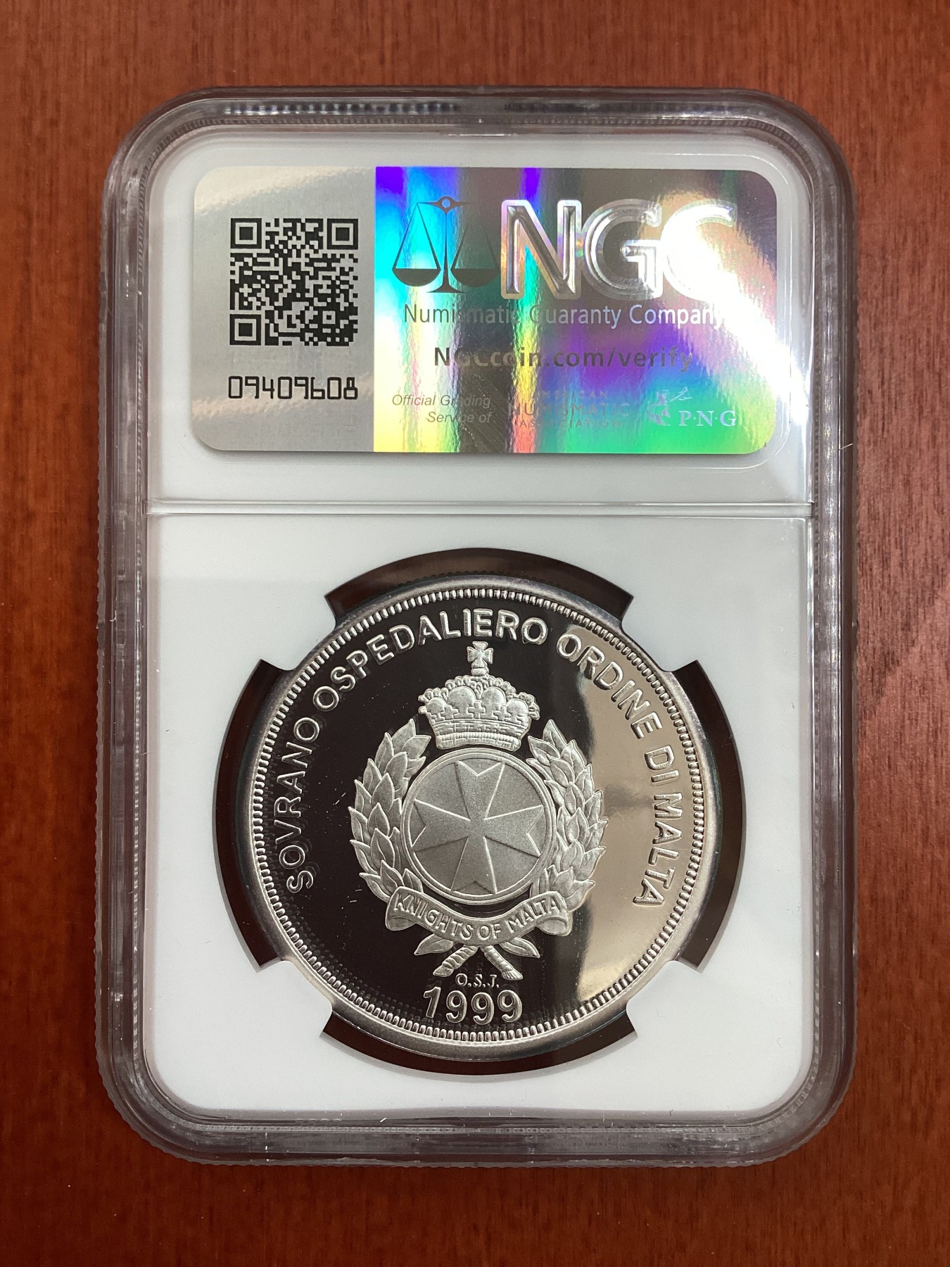 长老汇龙年精选第二场 1999 马耳他亚历山大大帝500里拉精制银币，NGC PF69UC，三枚冠军分之一