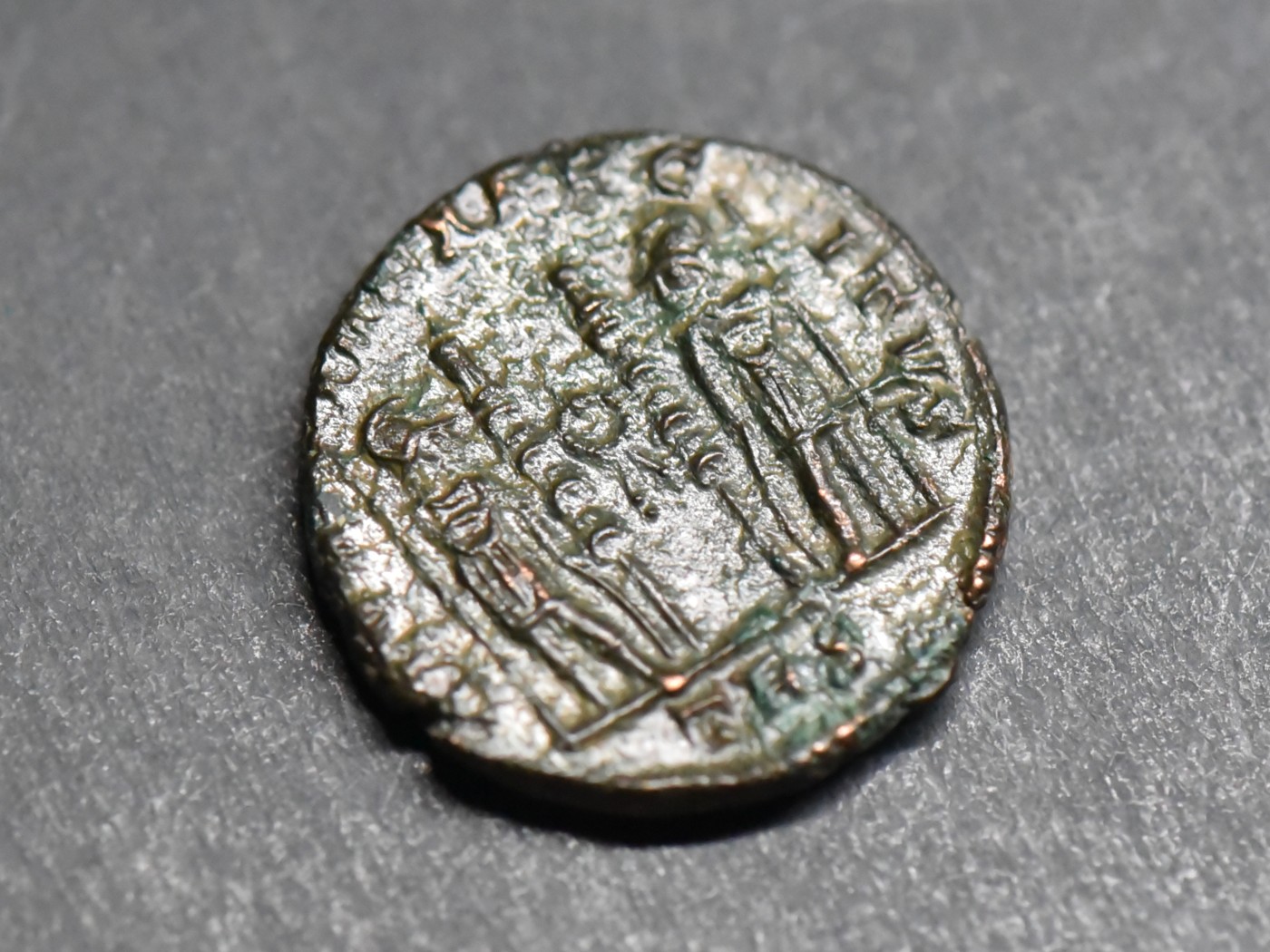 【良泉藏泉】第七期，打制币 丝路币专场 【古罗马】君士坦丁二世 铜币