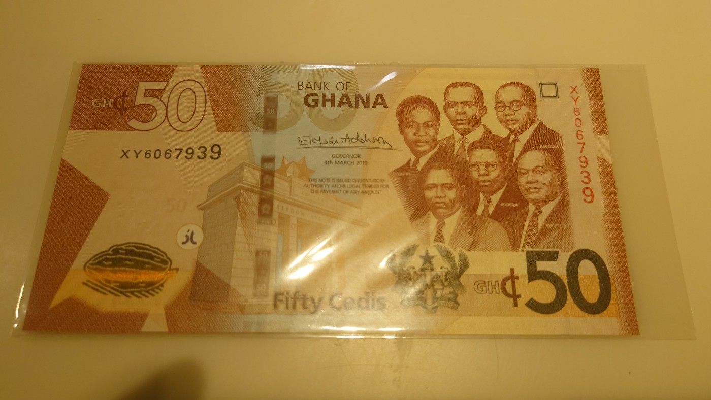 【世界钱币】精选微拍第95期暨2024年第六期 评级币裸钞场 2019年加纳50塞地 全新绝品无4