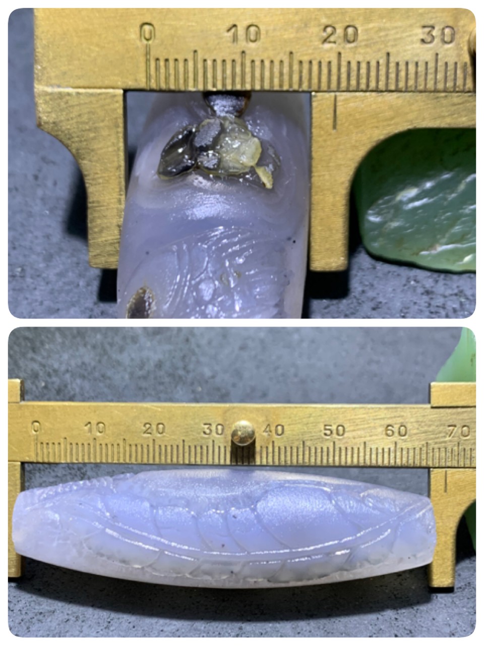 精美亚光原皮高玉化冰飘巴西玛瑙手工俏色巧雕双鱼树叶吊坠一个！