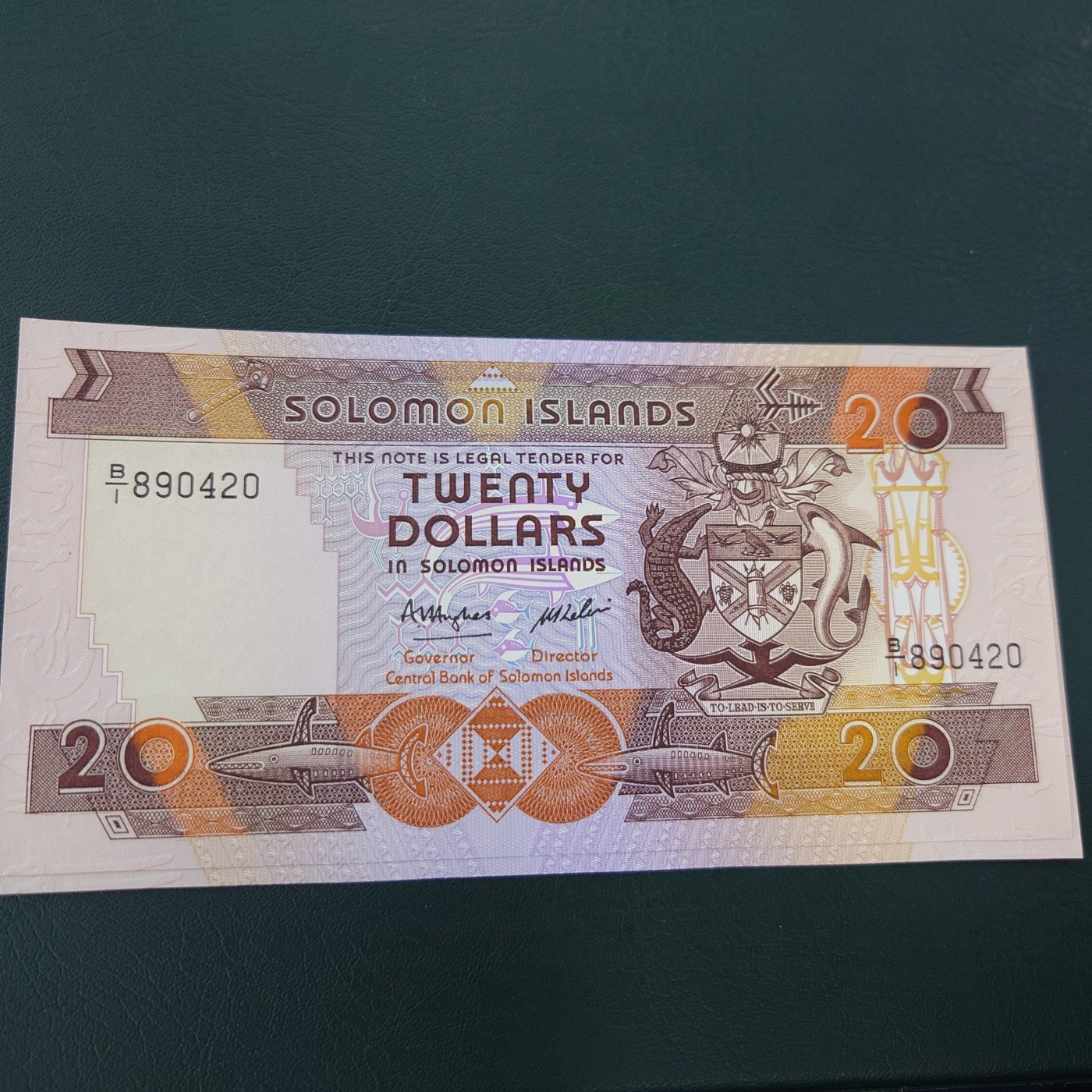 【世界钱币】精选微拍第95期暨2024年第六期 评级币裸钞场 1986年所罗门群岛20元 首发B1冠全新绝品尾号420