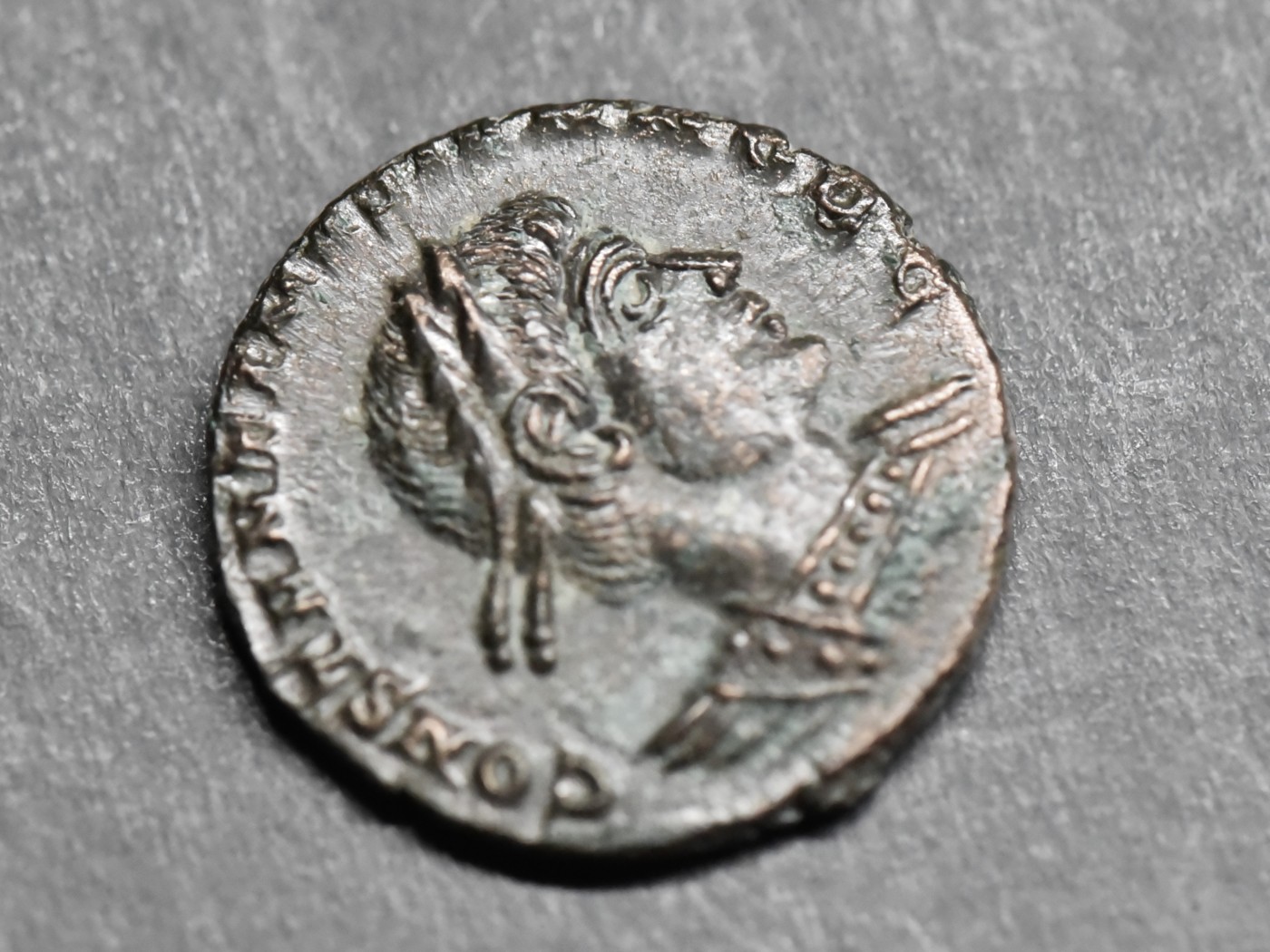 【良泉藏泉】第七期，打制币 丝路币专场 【古罗马】君士坦丁二世 铜币