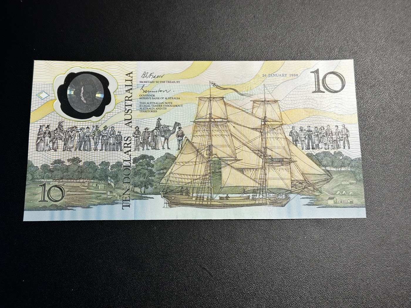 《外钞收藏家》第三百四十六期 1988年澳大利亚10元 AA冠 全新UNC