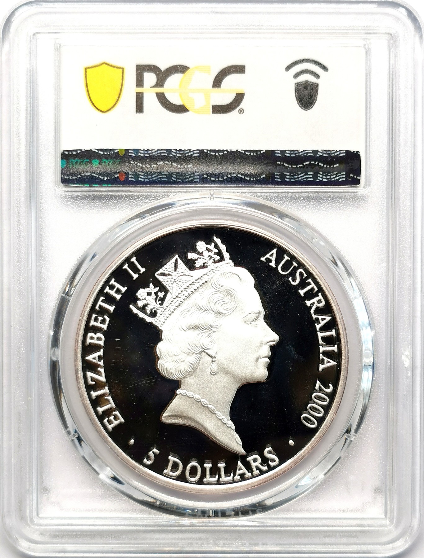 凡希社世界钱币微拍第二百六十二期 1998澳大利亚悉尼奥运纪念5元大银精铸PCGS-PR69DCAM附原盒证书！