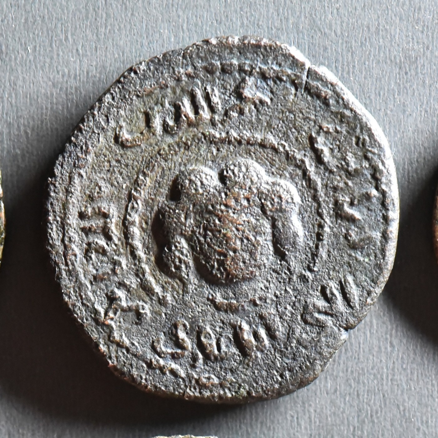 【良泉藏泉】第七期，打制币 丝路币专场 公元1152-1176年【中世纪】阿尔图格王朝，【占星术铜币】“水星”