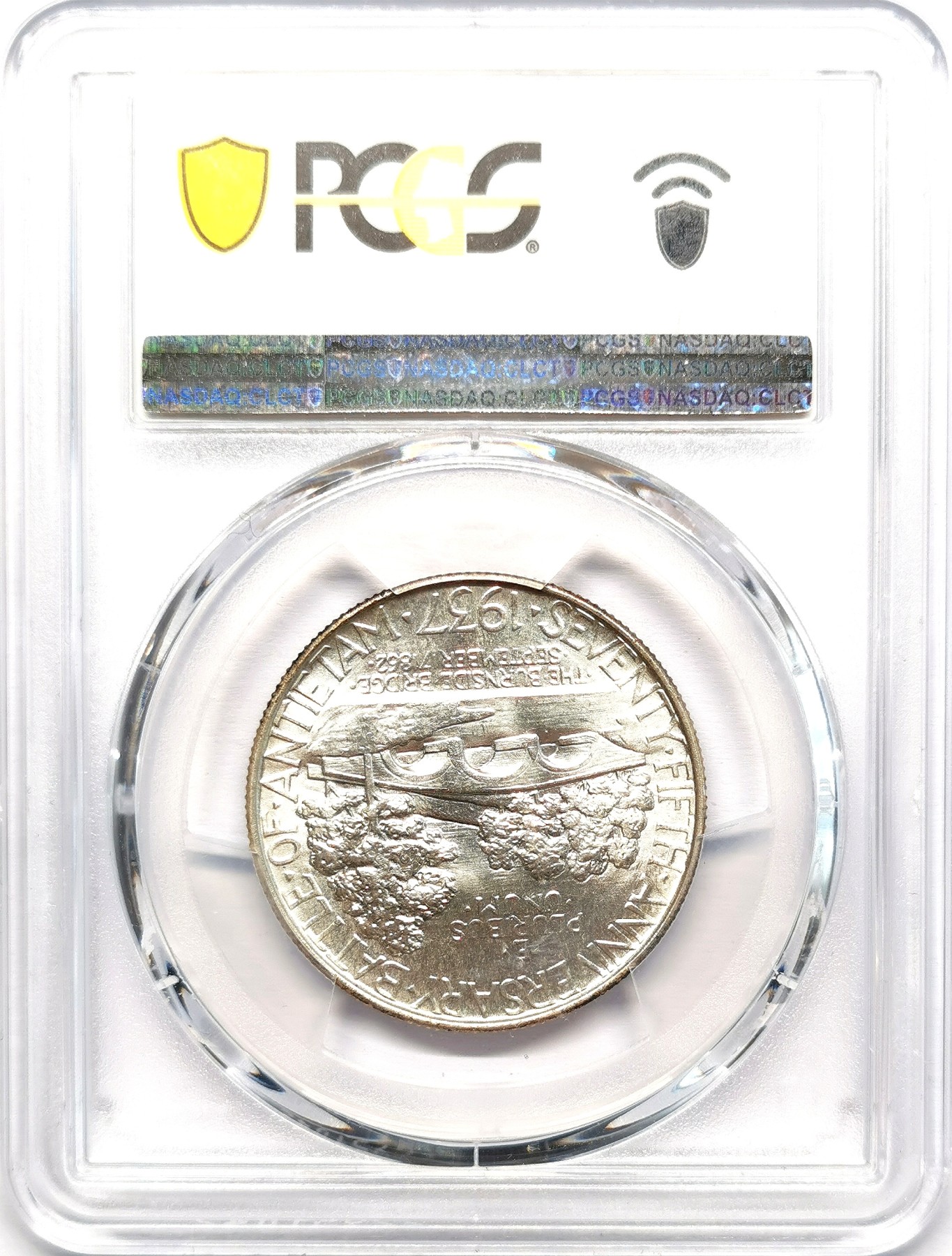 凡希社世界钱币微拍第二百六十二期 1937美国安提塔姆会战纪念50分银币PCGS-MS66 银光高分！凝霜感极其强烈的一枚！