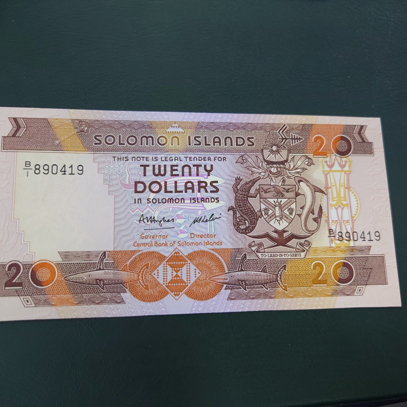 【世界钱币】精选微拍第95期暨2024年第六期 评级币裸钞场 1986年所罗门群岛20元 首发B1冠全新绝品尾号419