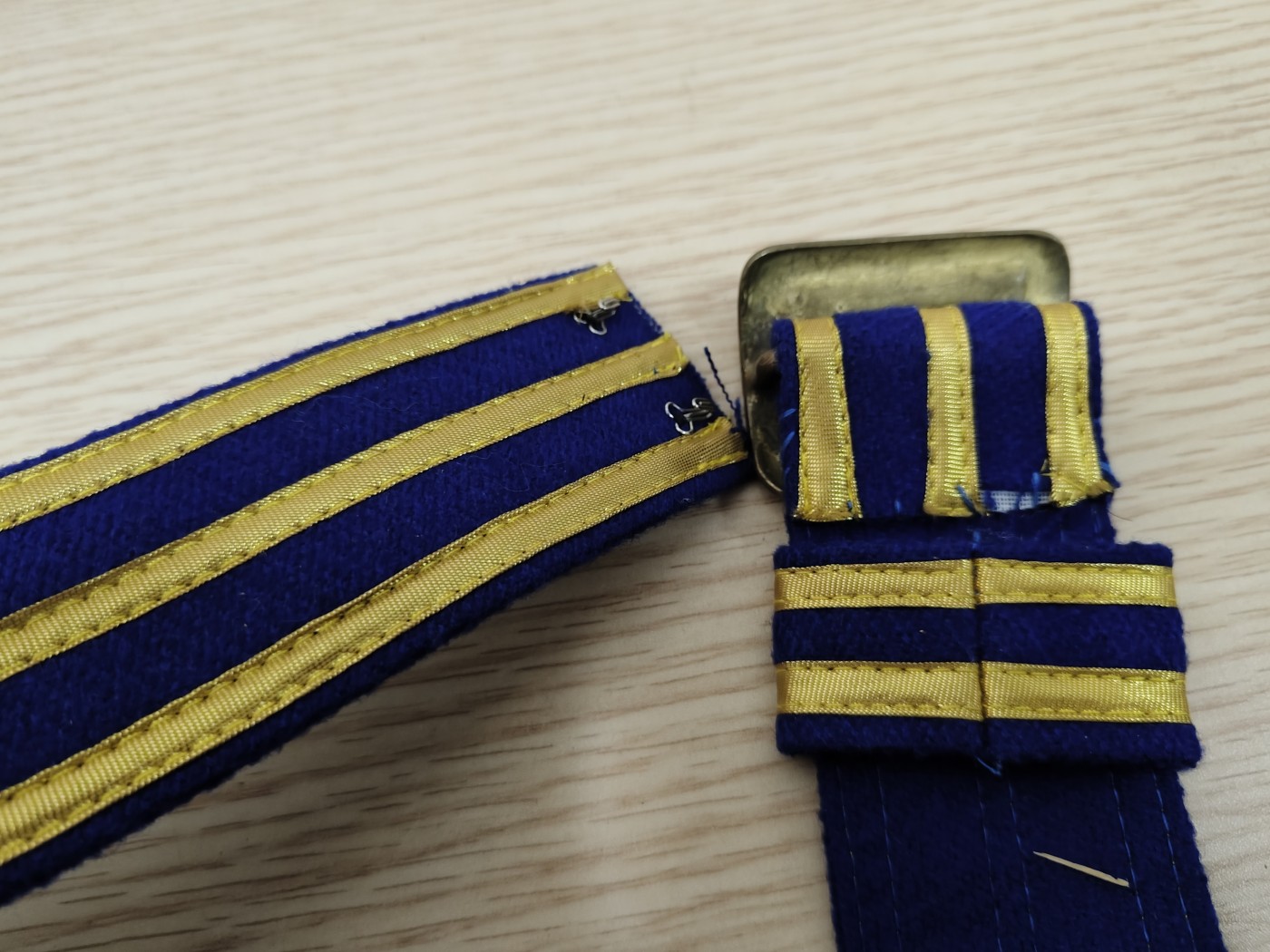 全场0元起拍 第138期 咸鱼国勋章拍卖专场 3月13日（周三）下午6：00开始 蒙古人民军礼服腰带 蓝色 110CM