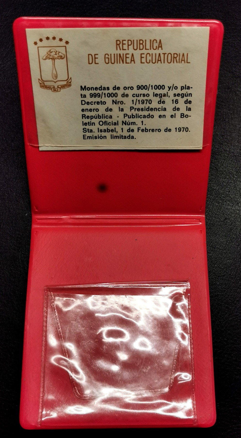 凡希社世界钱币微拍第二百六十二期 1970赤道几内亚戈雅名画-裸体的玛哈100P大银精铸NGC-PF67UC附原厂包装证书！